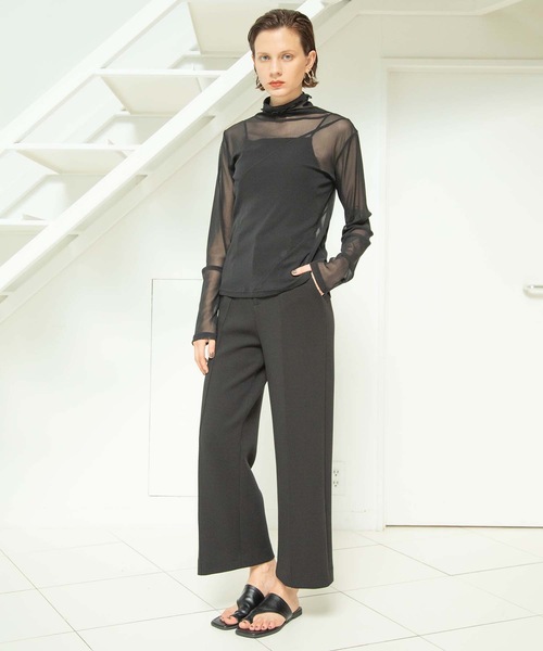 ANT(アント)の「ポンチワイドパンツ【ANT】(その他パンツ・レディース・ブラック/ネイビー/カーキ・FREE)」の13枚目の写真