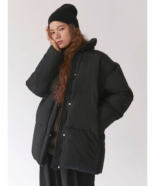 Ungrid（アングリッド）の「リブ編みニット帽（ニットキャップ/ビーニー・レディース・チャコールグレー/ライトグレー/ブラック・FREE）」の8枚目の写真