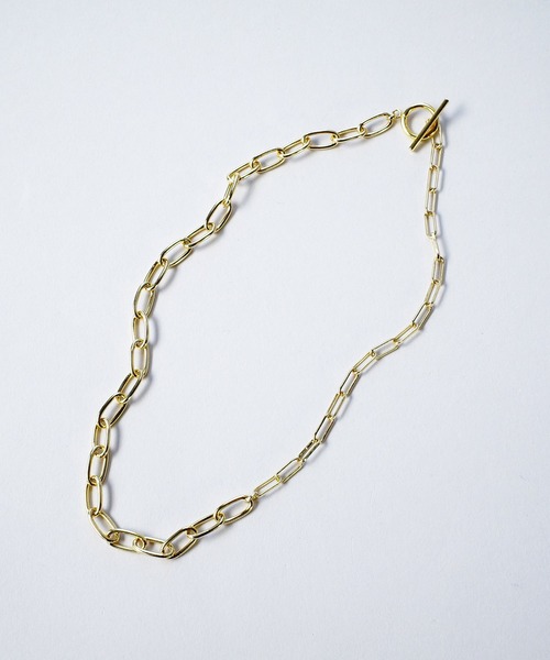 SIGNAL（シグナル）の「【SIGNAL/シグナル】 Gradient Mix Chain Necklace / チェーンネックレス（ネックレス・レディース・ゴールド・40cm）」の7枚目の写真
