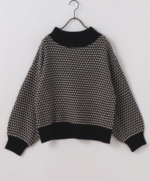 frames RAY CASSIN(フレームスレイカズン)の「【WEB限定】配色ジャガードニットプル(ニット/セーター・レディース・モカ/ブラック/グレー/オレンジ・FREE)」の22枚目の写真