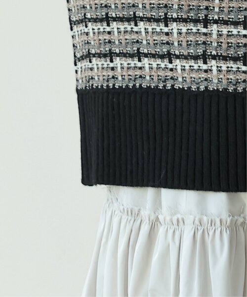 frames RAY CASSIN(フレームスレイカズン)の「【WEB限定】配色ジャガードニットプル(ニット/セーター・レディース・モカ/ブラック/グレー/オレンジ・FREE)」の16枚目の写真