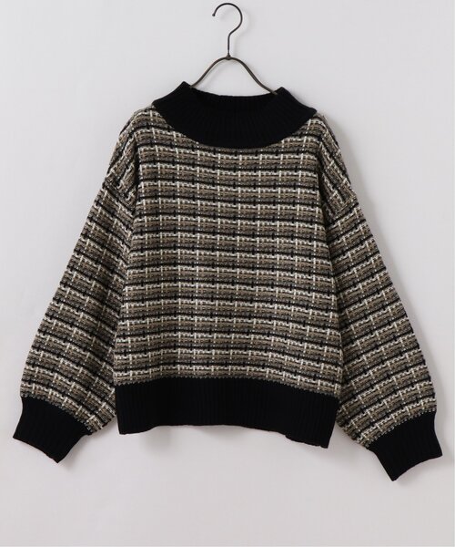 frames RAY CASSIN(フレームスレイカズン)の「【WEB限定】配色ジャガードニットプル(ニット/セーター・レディース・モカ/ブラック/グレー/オレンジ・FREE)」の18枚目の写真