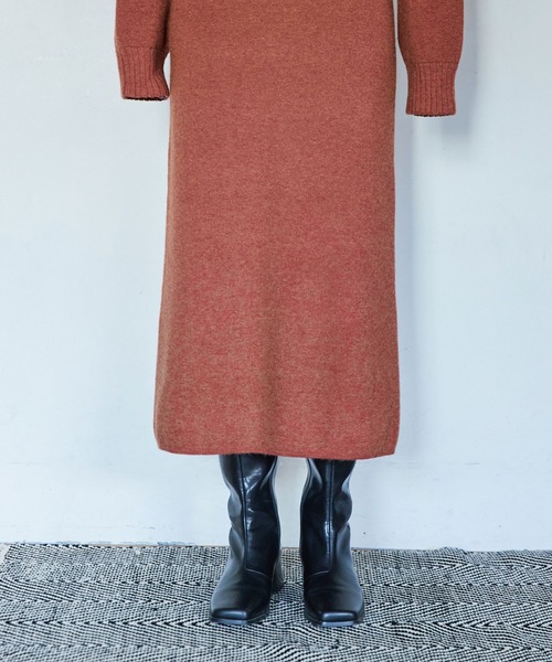 Keeepy（キーピー）の「【Keeepy】knit sleeveless dress & open collar pullover ensemble（ワンピース・レディース・エンジ/ブルー・FREE）」の11枚目の写真
