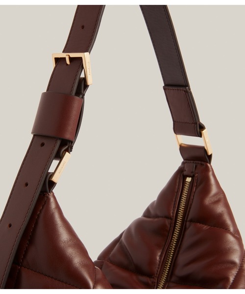 ALLSAINTS（オールセインツ）の「EDBURY LEATHER QUILTED SHOULDER BAG | EDBURY レザー キルト ショルダー バッグ（ショルダーバッグ・レディース・ブラウン系・ONE SIZE）」の10枚目の写真