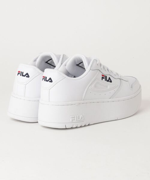 FILA（フィラ）の「FILA/フィラ FX-115 DSX スニーカー レディース 厚底 5FM01162-125（スニーカー・レディース・ホワイト×ネイビー・22.5cm/23.5cm/24.5cm/23.0cm/24.0cm/25.0cm）」の3枚目の写真