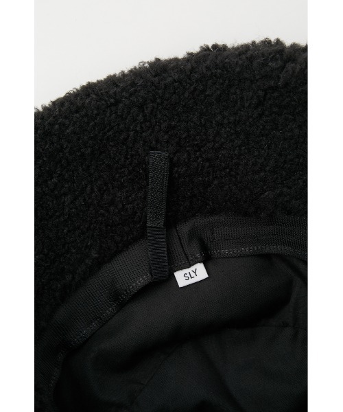 SLY（スライ）の「FLUFFY HAT/ハット（ハット・レディース・アイボリー/ブラック・FREE）」の8枚目の写真