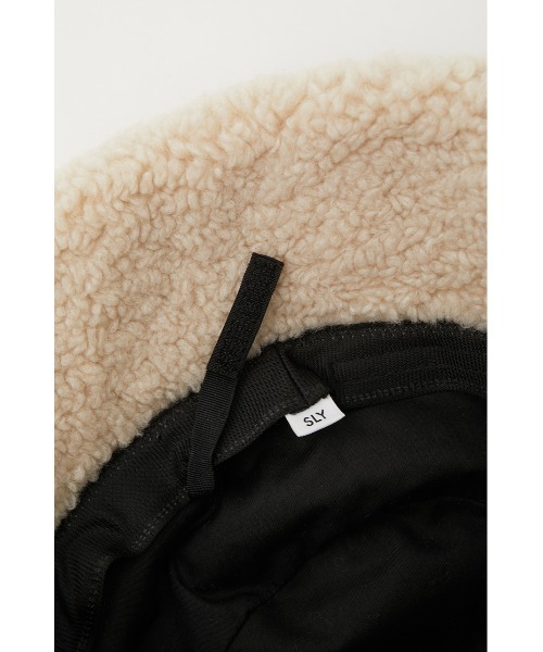 SLY（スライ）の「FLUFFY HAT/ハット（ハット・レディース・アイボリー/ブラック・FREE）」の14枚目の写真