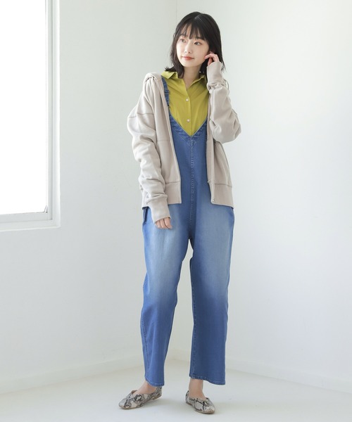 LAKOLE（ラコレ）の「ソフトテリージップフーディ / 227763（パーカー・レディース・オフホワイト/ブラック/チョコ/グレイッシュベージュ・SMALL/MEDIUM）」の19枚目の写真