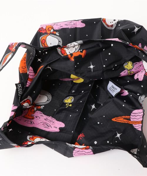 BAGGU(バグー)の「BAGGU/バグゥ PEANUTS BABY(エコバッグ/サブバッグ・レディース・ブラック/ピンク/イエロー/ブルー・FREE)」の16枚目の写真