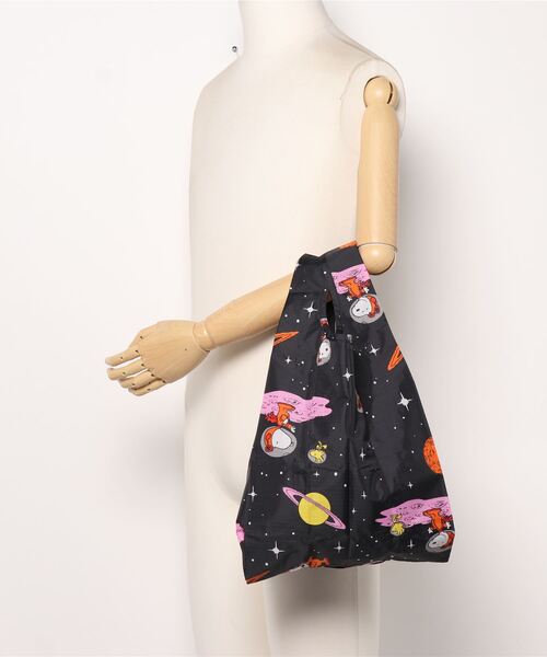 BAGGU(バグー)の「BAGGU/バグゥ PEANUTS BABY(エコバッグ/サブバッグ・レディース・ブラック/ピンク/イエロー/ブルー・FREE)」の6枚目の写真