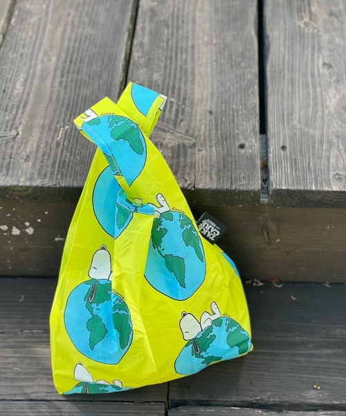 BAGGU(バグー)の「BAGGU/バグゥ PEANUTS BABY(エコバッグ/サブバッグ・レディース・ブラック/ピンク/イエロー/ブルー・FREE)」の4枚目の写真