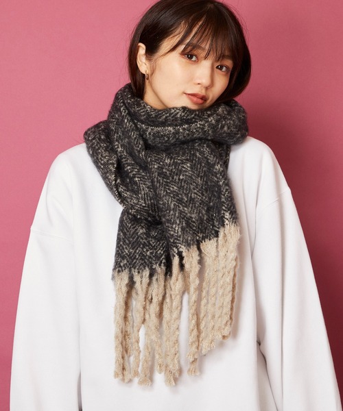 Yknaaa❣️マフラーエシャル✨ダークグレー✨美品✨ユニセックス Yknaaa様専用❣️マフラーエシャル✨ダークグレー✨美品✨ユニ