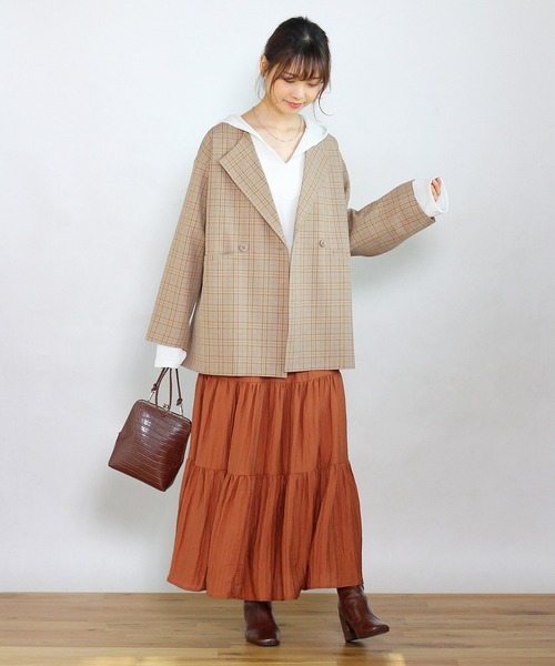 Crisp（クリスプ）の「ビッグワッフルフーディー（パーカー・レディース・ホワイト/ベージュ・FREE）」の18枚目の写真