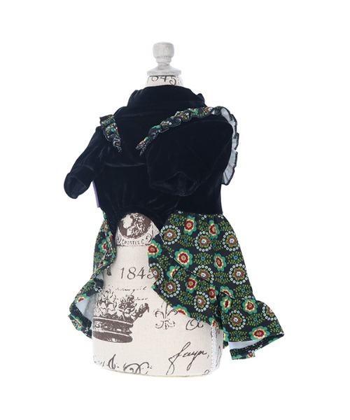 アナスイ　ANNA SUI ベロア　ワンピース ANNA SUI（アナスイ）の「ANNA SUI/アナ スイ/ボヘミアンベロア