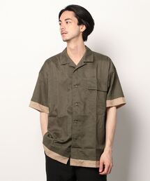 WHITE MOUNTAINEERING（ホワイトマウンテニアリング）の「【WHITE MOUNTAINEERING】ホワイトマウンテニアリング Repose Wear HALF SLEEVE OPEN COLLAR SHIRT RW2171101（シャツ/ブラウス）」