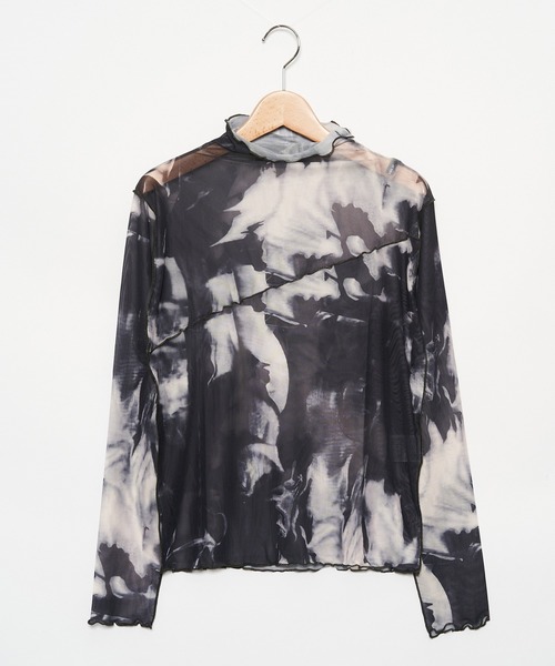 AS KNOW AS PINKY(アズノゥアズピンキー)の「染めてメロウメッシュプルオーバー(Tシャツ/カットソー・レディース・グレー系/ブラウン系/グリーン系/ピンク系・FREE)」の10枚目の写真