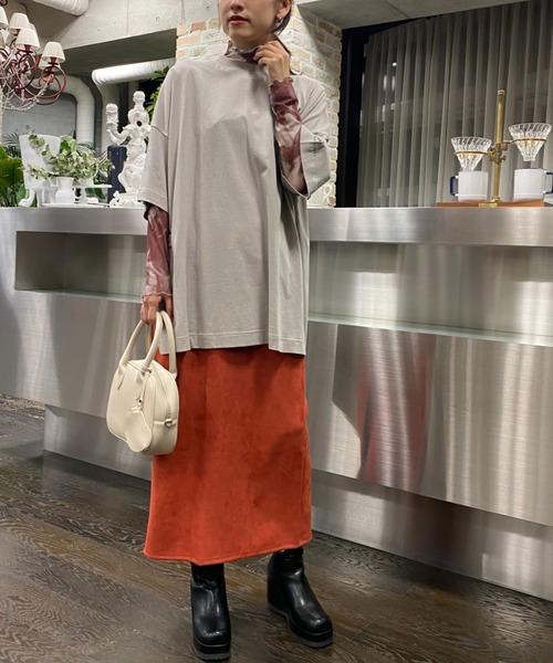 AS KNOW AS PINKY(アズノゥアズピンキー)の「染めてメロウメッシュプルオーバー(Tシャツ/カットソー・レディース・グレー系/ブラウン系/グリーン系/ピンク系・FREE)」の15枚目の写真