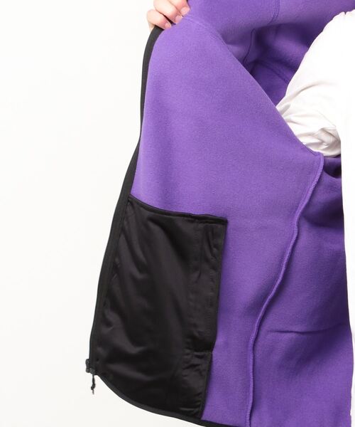 BURTON(バートン)の「HEARTH ポーラテック フリース フルジップ ジャケット(ブルゾン・メンズ・バイオレット・S/M/L)」の3枚目の写真