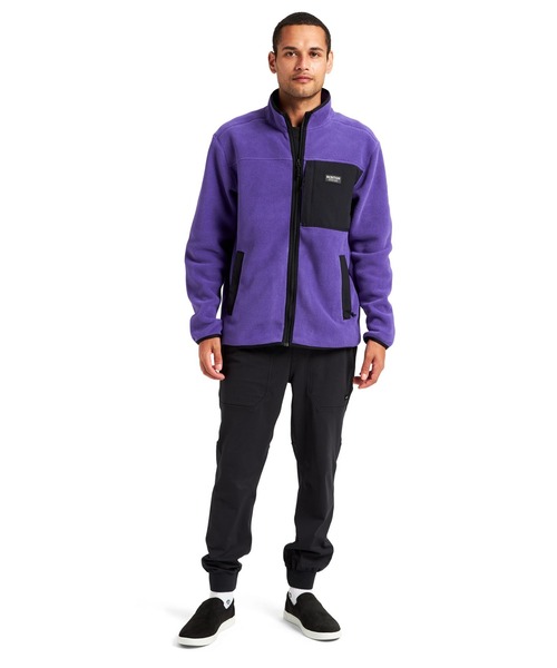 BURTON(バートン)の「HEARTH ポーラテック フリース フルジップ ジャケット(ブルゾン・メンズ・バイオレット・S/M/L)」の7枚目の写真