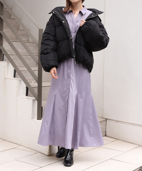 one after another NICE CLAUP(ワンアフターアナザーナイスクラップ)の「ロングシャツワンピース(シャツワンピース・レディース・パープル/ブラウン/ブルー系その他/ピンク系その他・FREE)」の20枚目の写真