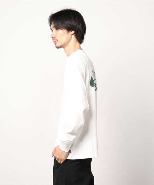 NIKE（ナイキ）の「ナイキ NIKE ナイキSB SNAKED L/S Tシャツ（Tシャツ/カットソー・メンズ・ホワイト/ブラック・S/M/3L/LL/L）」の6枚目の写真