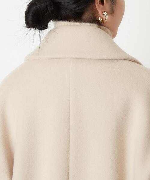 Tiara(ティアラ)の「ダブルブレストコート(その他アウター・レディース・ベージュ/ブラック/セージグリーン・FREE)」の7枚目の写真