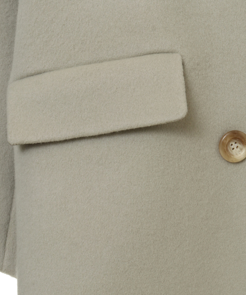 Tiara(ティアラ)の「ダブルブレストコート(その他アウター・レディース・ベージュ/ブラック/セージグリーン・FREE)」の15枚目の写真