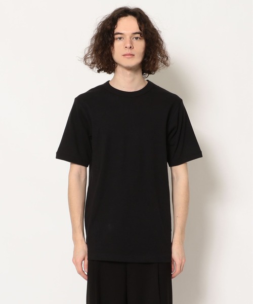 HANES（ヘインズ）の「Hanes/ヘインズ/BEEFY T-Shirts/ビーフィーリブTシャツ(HM1-R103)（Tシャツ/カットソー・メンズ・ホワイト/ブラック・MEDIUM/X-LARGE/LARGE）」の2枚目の写真