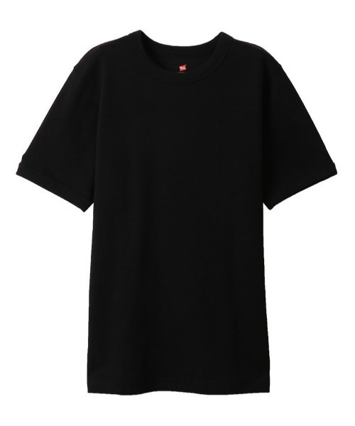 HANES（ヘインズ）の「Hanes/ヘインズ/BEEFY T-Shirts/ビーフィーリブTシャツ(HM1-R103)（Tシャツ/カットソー・メンズ・ホワイト/ブラック・MEDIUM/X-LARGE/LARGE）」の20枚目の写真
