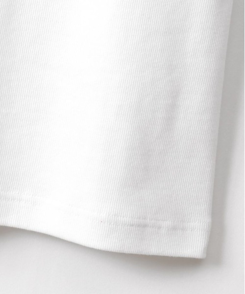 HANES（ヘインズ）の「Hanes/ヘインズ/BEEFY T-Shirts/ビーフィーリブTシャツ(HM1-R103)（Tシャツ/カットソー・メンズ・ホワイト/ブラック・MEDIUM/X-LARGE/LARGE）」の12枚目の写真