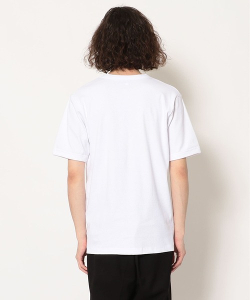 HANES（ヘインズ）の「Hanes/ヘインズ/BEEFY T-Shirts/ビーフィーリブTシャツ(HM1-R103)（Tシャツ/カットソー・メンズ・ホワイト/ブラック・MEDIUM/X-LARGE/LARGE）」の11枚目の写真