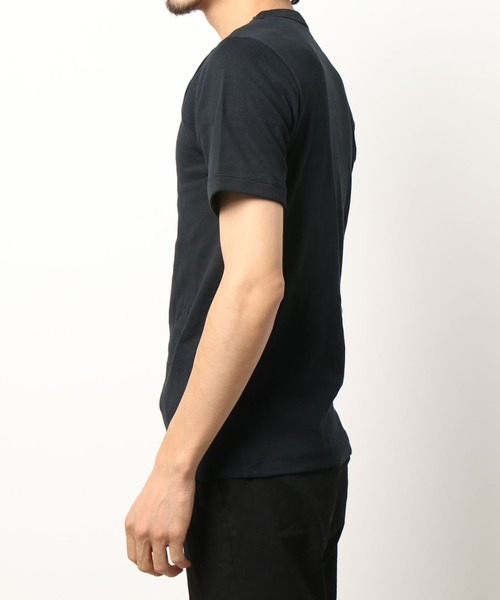HANES（ヘインズ）の「Hanes/ヘインズ/BEEFY T-Shirts/ビーフィーリブTシャツ(HM1-R103)（Tシャツ/カットソー・メンズ・ホワイト/ブラック・MEDIUM/X-LARGE/LARGE）」の10枚目の写真