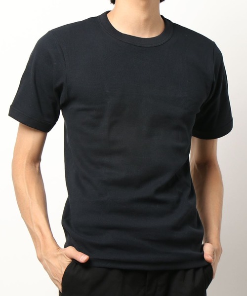 HANES（ヘインズ）の「Hanes/ヘインズ/BEEFY T-Shirts/ビーフィーリブTシャツ(HM1-R103)（Tシャツ/カットソー・メンズ・ホワイト/ブラック・MEDIUM/X-LARGE/LARGE）」の13枚目の写真