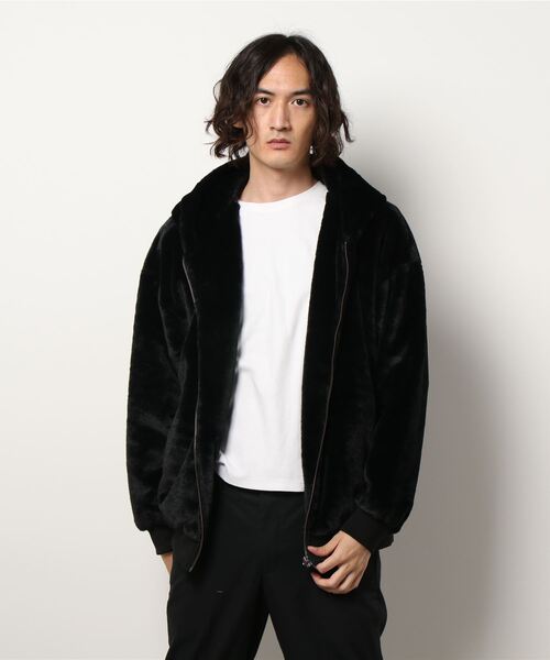 CORISCO（コリスコ）の「ファーフードブルゾン(M1)（ブルゾン・メンズ・ホワイト/ブラック/ベージュ/グレー・MEDIUM/LARGE/X-LARGE）」の11枚目の写真