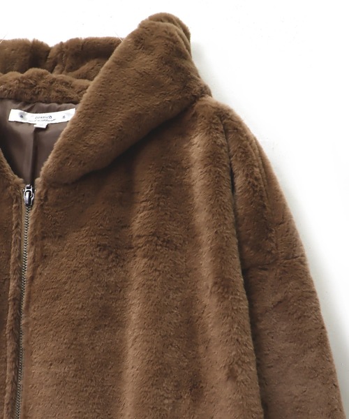 CORISCO（コリスコ）の「ファーフードブルゾン(M1)（ブルゾン・メンズ・ホワイト/ブラック/ベージュ/グレー・MEDIUM/LARGE/X-LARGE）」の17枚目の写真