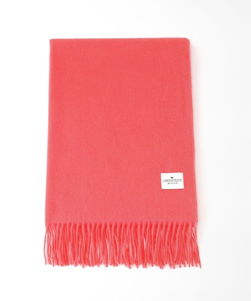 Simplicite（サンプリシテ）の「カシミア混ストール（マフラー・レディース・ピンク/ブラウン/チャコールグレー/ブルー・FREE）」の7枚目の写真