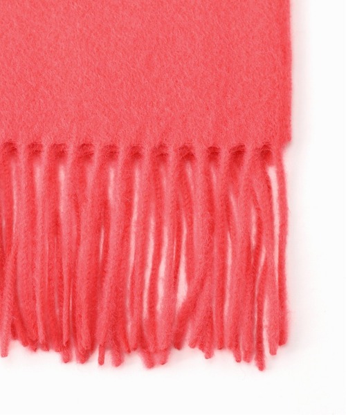 Simplicite（サンプリシテ）の「カシミア混ストール（マフラー・レディース・ピンク/ブラウン/チャコールグレー/ブルー・FREE）」の8枚目の写真