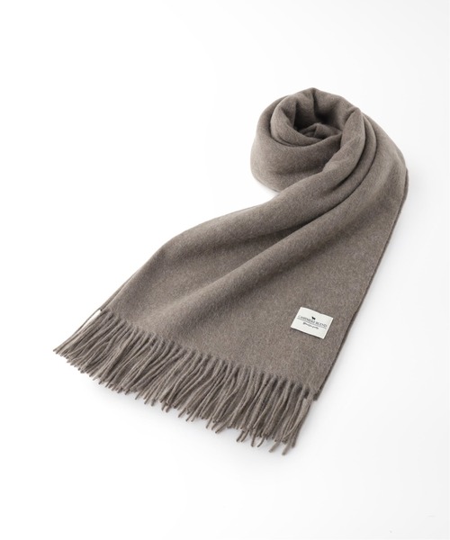 Simplicite（サンプリシテ）の「カシミア混ストール（マフラー・レディース・ピンク/ブラウン/チャコールグレー/ブルー・FREE）」の20枚目の写真