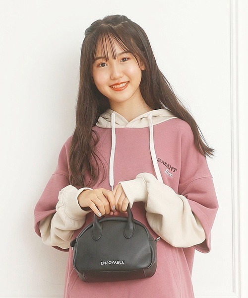 LOVETOXIC(ラブトキシック)の「ミニボストンショルダーバッグ(ショルダーバッグ・キッズ・ピンク/ブラック/マルチ・FREE)」の2枚目の写真