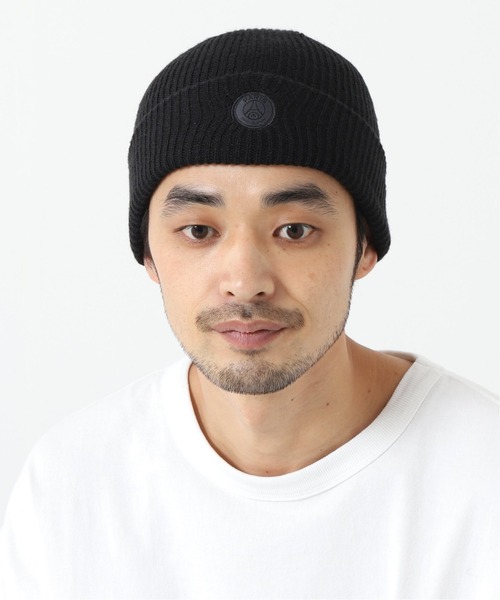 PARIS SAINT-GERMAIN(パリサンジェルマン)の「【Paris Saint-Germain】NK BEANIE FISHERMAN(ニットキャップ/ビーニー・メンズ・ブラック・FREE)」の2枚目の写真