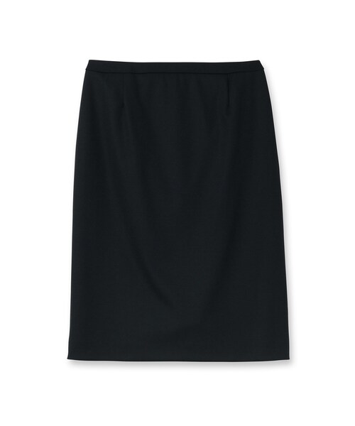 UNTITLED(アンタイトル)の「◆レイナジャージータイトスカート【洗える・抗菌防臭】(スーツスカート・レディース・ブラック系5/ダークネイビー・02/03/01)」の4枚目の写真