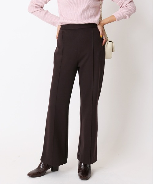 U by SPICK&SPAN（ユーバイスピックアンドスパン）の「カットフレアパンツ◆（その他パンツ・レディース・ブラウン/ネイビー・34/36/38）」の5枚目の写真