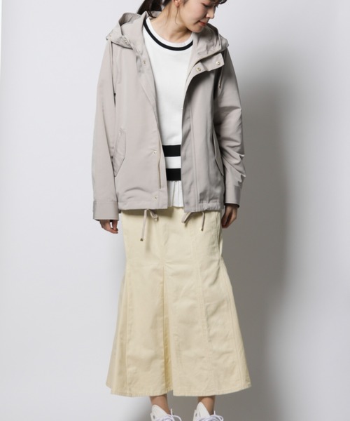 INTERPLANET（インタープラネット）の「【doll up oops】裾ボーダー重ね風ニット（ニット/セーター・レディース・オフホワイト/グレー・FREE）」の11枚目の写真