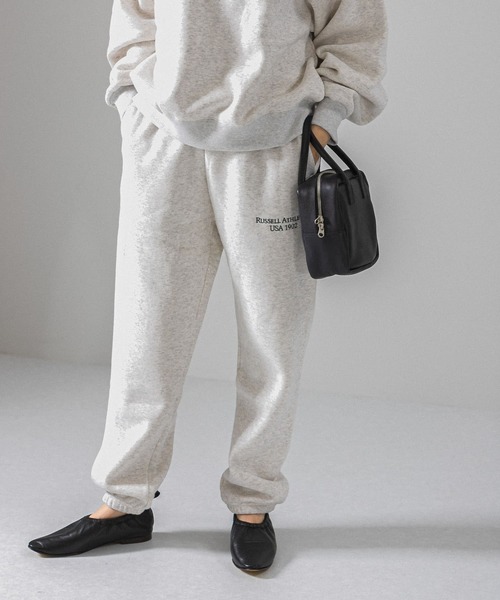 Russell Athletic(ラッセルアスレティック)の「『別注』RUSSELLATHLETIC×UR SWEAT PANTS(その他パンツ・レディース・ブラック/グレー・FREE)」の13枚目の写真