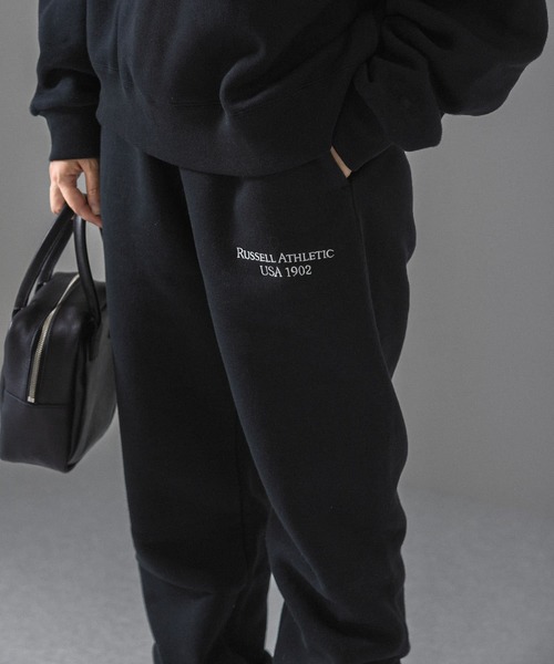 Russell Athletic(ラッセルアスレティック)の「『別注』RUSSELLATHLETIC×UR SWEAT PANTS(その他パンツ・レディース・ブラック/グレー・FREE)」の3枚目の写真