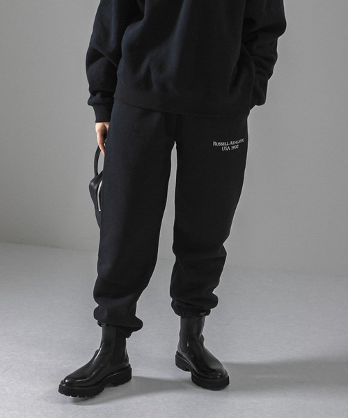 Russell Athletic(ラッセルアスレティック)の「『別注』RUSSELLATHLETIC×UR SWEAT PANTS(その他パンツ・レディース・ブラック/グレー・FREE)」の9枚目の写真