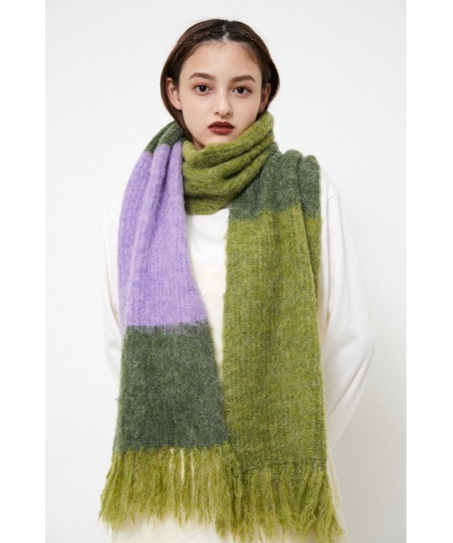 LAGUA GEM（ラグアジェム）の「MULTICOLOR WARM MUFFLER（マフラー