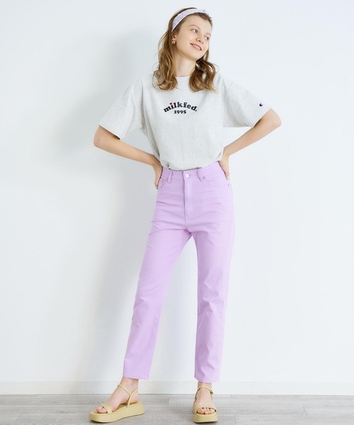 MILKFED.(ミルクフェド)の「MILKFED x CHAMPION COOPER SS TEE(Tシャツ/カットソー・レディース・ブラック/グリーン/ホワイト/アッシュ/ネイビー・ONE SIZE)」の20枚目の写真