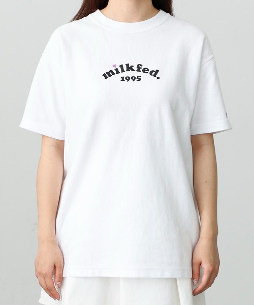 MILKFED.(ミルクフェド)の「MILKFED x CHAMPION COOPER SS TEE(Tシャツ/カットソー・レディース・ブラック/グリーン/ホワイト/アッシュ/ネイビー・ONE SIZE)」の21枚目の写真