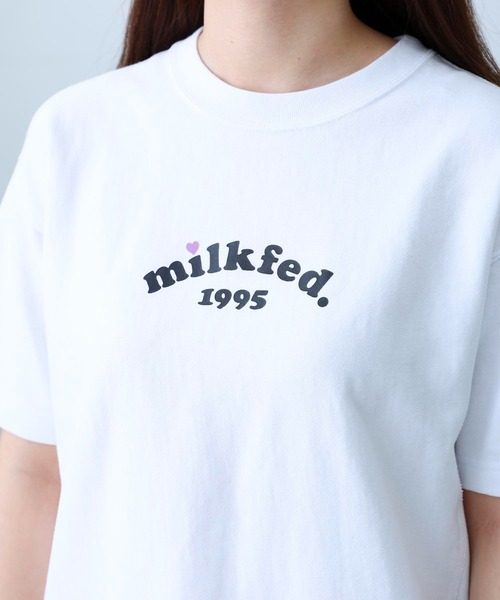 MILKFED.(ミルクフェド)の「MILKFED x CHAMPION COOPER SS TEE(Tシャツ/カットソー・レディース・ブラック/グリーン/ホワイト/アッシュ/ネイビー・ONE SIZE)」の17枚目の写真